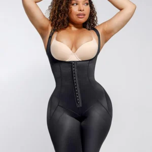 Estella ~Satin Sculpt, High Back, Lower-Thigh Faja: Medium Compression *Best Seller*